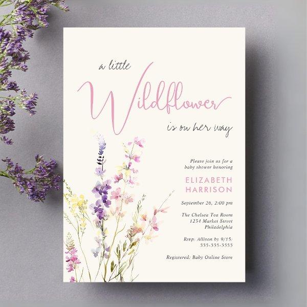 Boho Little Wildflower Watercolor