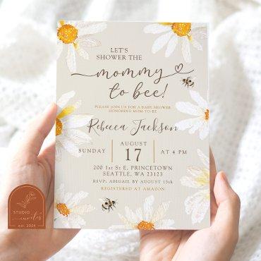 Boho Minimalist Daisy Mommy to Bee