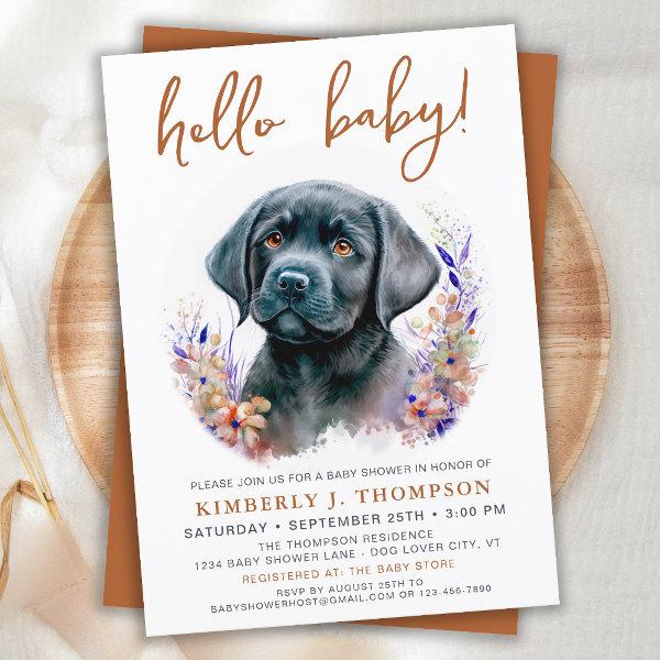 Boho Modern Puppy Dog Terracotta