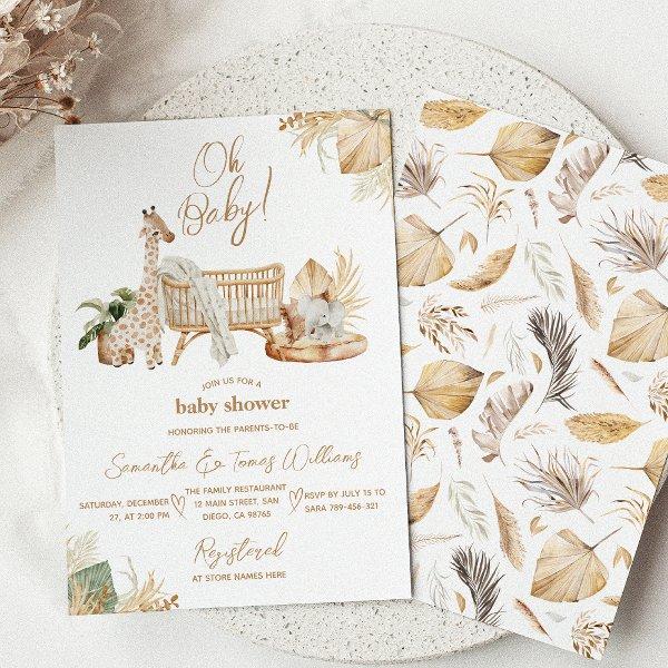 Boho Safari Nursery Gender Neutral