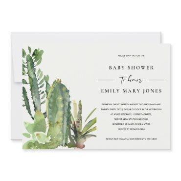 BOHO SUCCULENT DESERT CACTI FAUNA