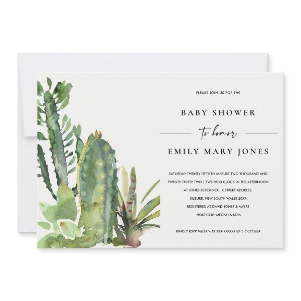BOHO SUCCULENT DESERT CACTI FAUNA