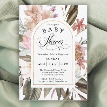 Boho Watercolor Wildflowers Floral
