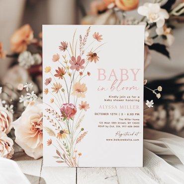Boho Wildflowers Baby in Bloom