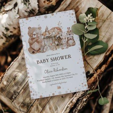 Boho Woodland Animals Gender Neutral