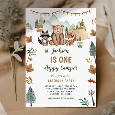 Boho Woodland Camper First Birthday