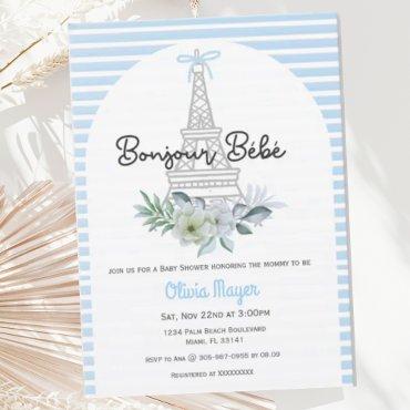 Bonjour Bebe French Paris Blue Boy