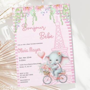 Bonjour Bebe French Paris Elephant