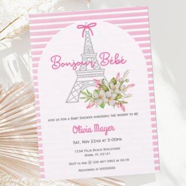 Bonjour Bebe French Paris Pink Girl