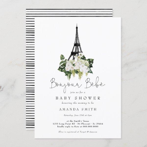 Bonjour Bebe Paris French White Floral