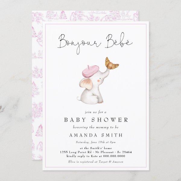 Bonjour Bebe Romantic French Girl Baby Shower