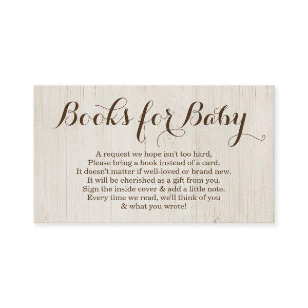 Book Request for  - Rustic