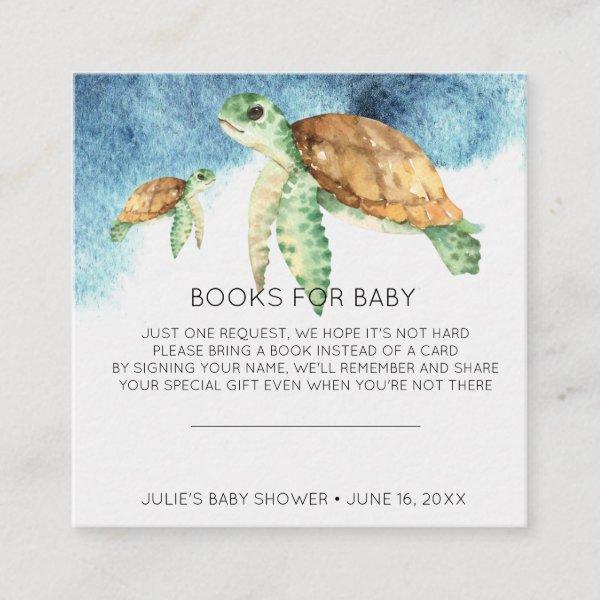 Book Request | Sea Turtle Baby Shower Insert