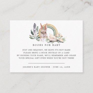 Book Request | Woodland Forest Animals Enclosure Card
