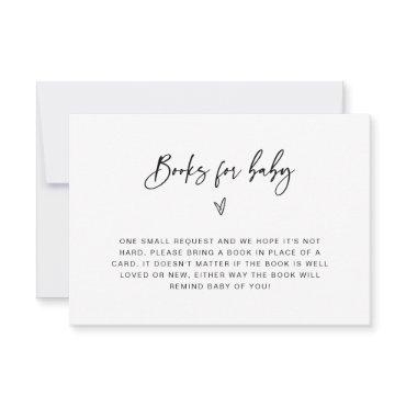 Books for Baby Shower Enclosure Request Card F201