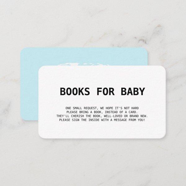 Books for Baby Travel Boarding Pass Blue Boy Enclosure Card