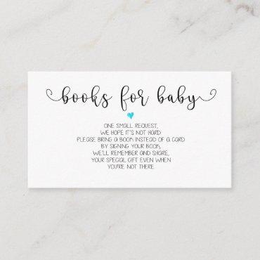 Books Request | Baby Shower Invitation Insert