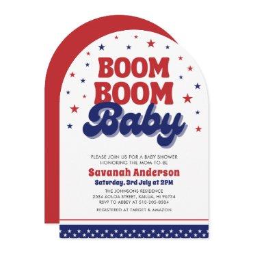 Boom Boom Baby 4th July Patriotic Baby Shower