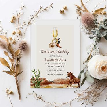 Boots and Bubbly Western Bridal Shower