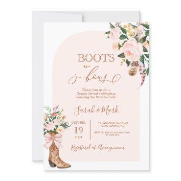 Boots or Bows Baby Shower Girl