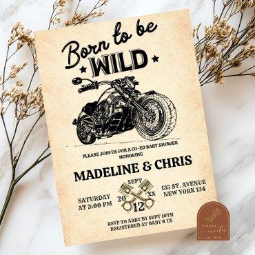 Born To Wild Vintage Motorbike