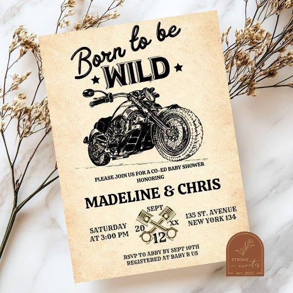 Born To Wild Vintage Motorbike