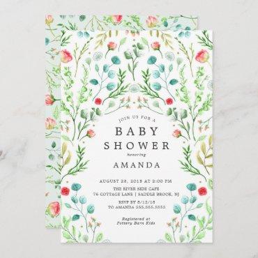 Botanical Garden Baby Shower Invitation
