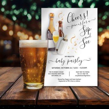 Bottles and Beer Baby Shower Sip & See
