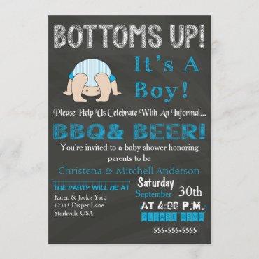 Bottoms Up BBQ  (Blue)