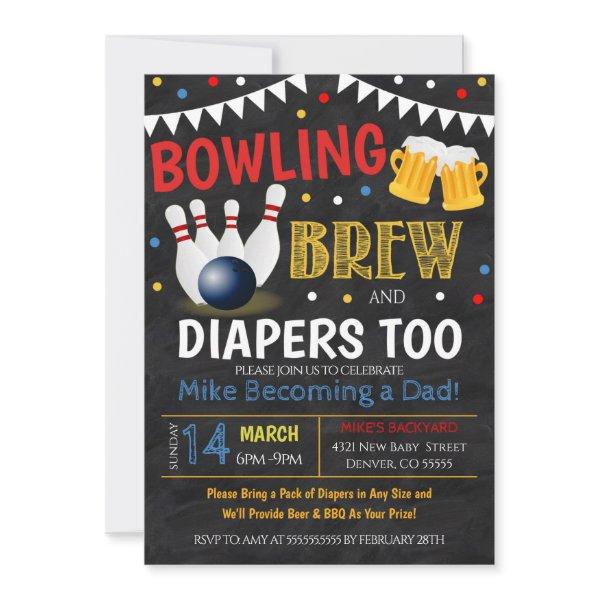 Bowling and Beer  Chalkboard