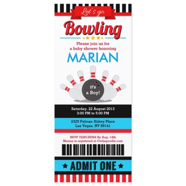 Bowling Ticket Pass