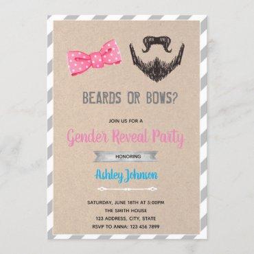 Bows or beards gender reveal
