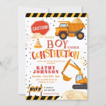 Boy Baby Under Construction