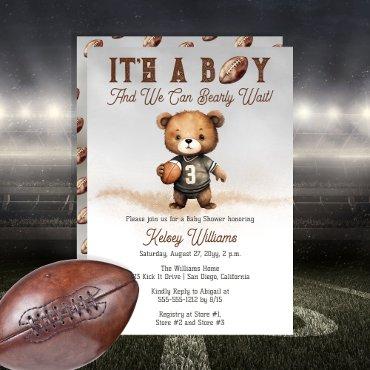Boy Bearly Wait American Football
