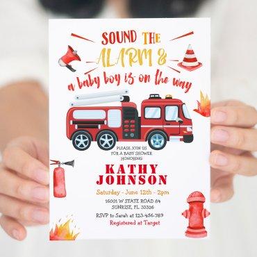 Boy Firefighter Fire Truck Baby