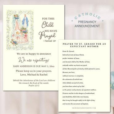 Boy or Girl Baby Pregnancy Announcement