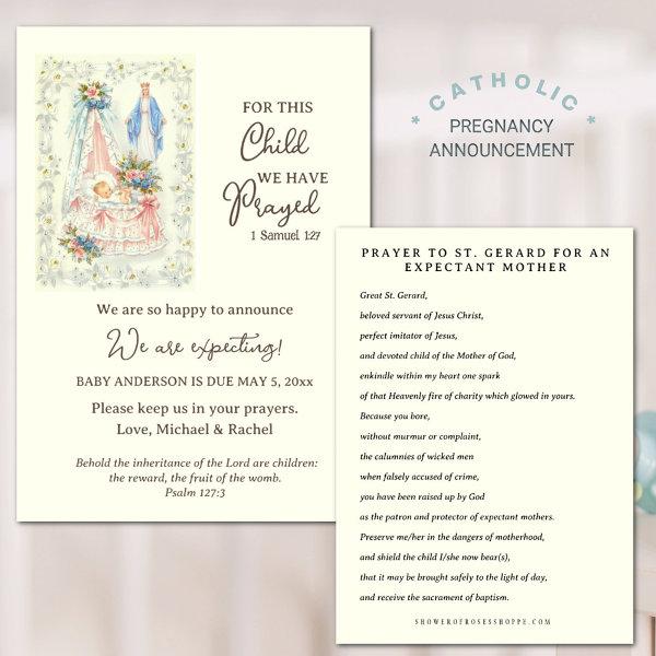 Boy or Girl Baby Pregnancy Announcement