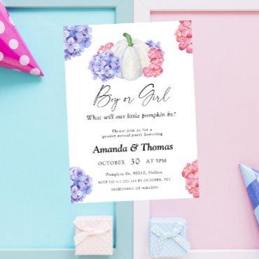 Boy or girl - Pumpkin party - gender reveal