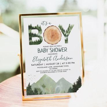 Boy Woodland Baby Shower