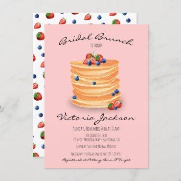 Bridal Shower Wedding Brunch Pancakes