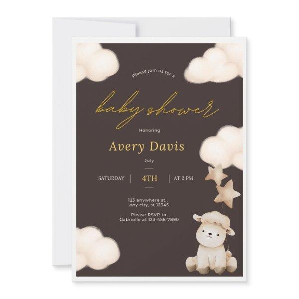 Brown , Easy Edit Invite