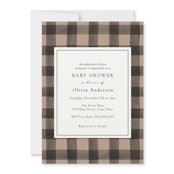 Brown Buffalo Plaid