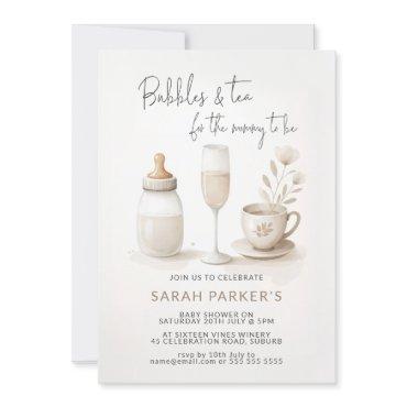 Bubbles and tea for the mommy to be