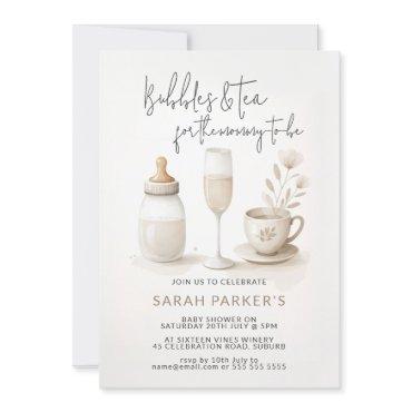 Bubbles and Tea for the Mommy to be
