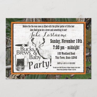 Bucks Beer and Baby Shower Invitation