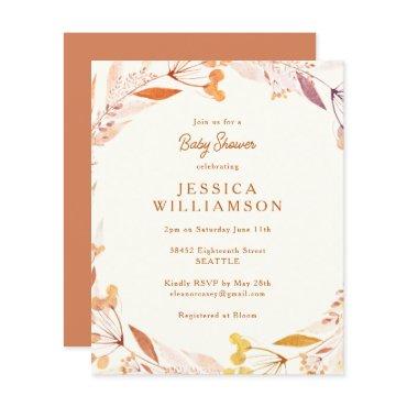 Budget Autumn Floral Boho