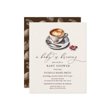 Budget Baby is Brewing Gender Neutral Baby Shower