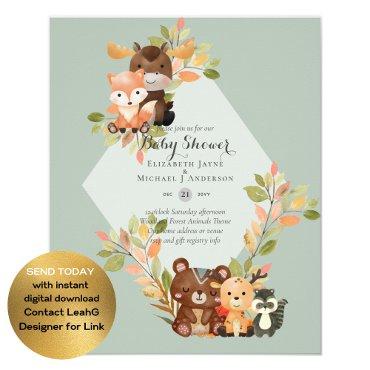 BUDGET  - Woodland Animals Flyer