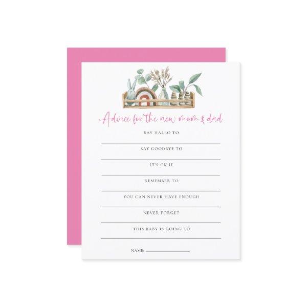 Budget Boho Game Advice New Mom Dad Baby Shower