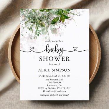 Budget Boho Greenery  Postcard
